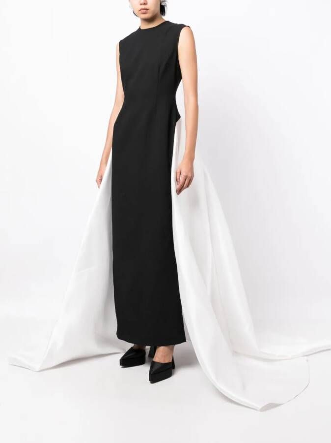 Solace London Mouwloze jurk Zwart