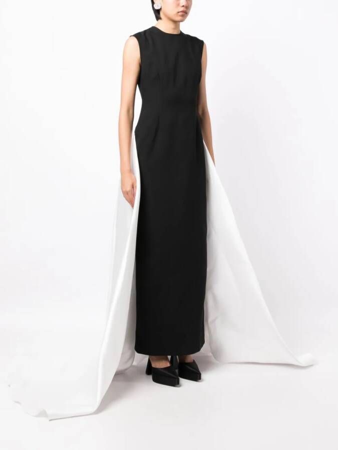Solace London Mouwloze jurk Zwart