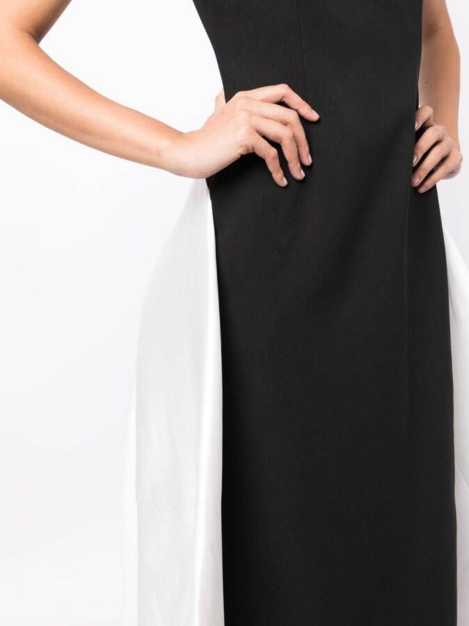 Solace London Mouwloze jurk Zwart