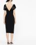Solace London Off-shoulder jurk Zwart - Thumbnail 3