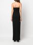 Solace London Off-shoulder maxi-jurk Zwart - Thumbnail 4