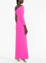 Solace London Asymmetrische maxi-jurk Roze - Thumbnail 3