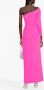 Solace London Asymmetrische maxi-jurk Roze - Thumbnail 4