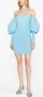 Solace London Geplooide mini-jurk Blauw - Thumbnail 2