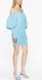 Solace London Geplooide mini-jurk Blauw - Thumbnail 3