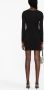 Solace London Mini-jurk met lange mouwen Zwart - Thumbnail 3