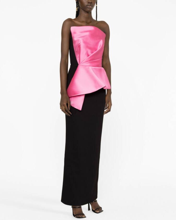 Solace London Maxi-jurk met vlakken Roze
