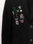 Song For The Mute Blazer met enkele rij knopen Zwart - Thumbnail 5