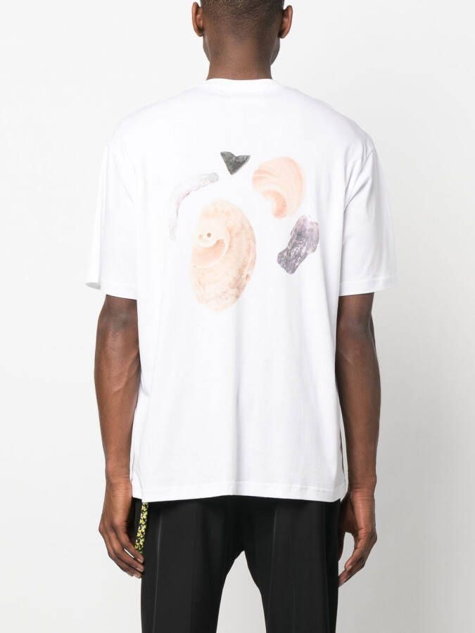 Song For The Mute T-shirt met print Wit