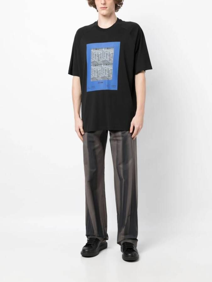 Song For The Mute T-shirt met print Zwart
