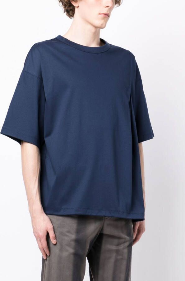 SONGZIO Asymmetrisch T-shirt Blauw