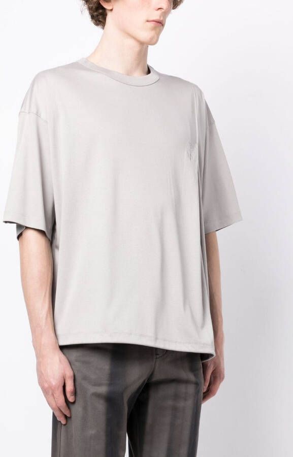 SONGZIO Asymmetrisch T-shirt Grijs