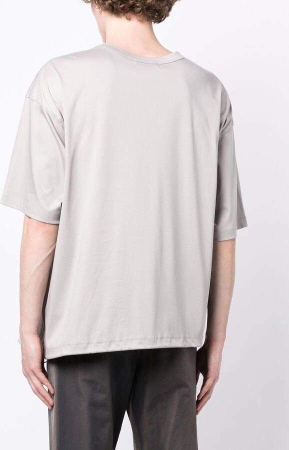 SONGZIO Asymmetrisch T-shirt Grijs