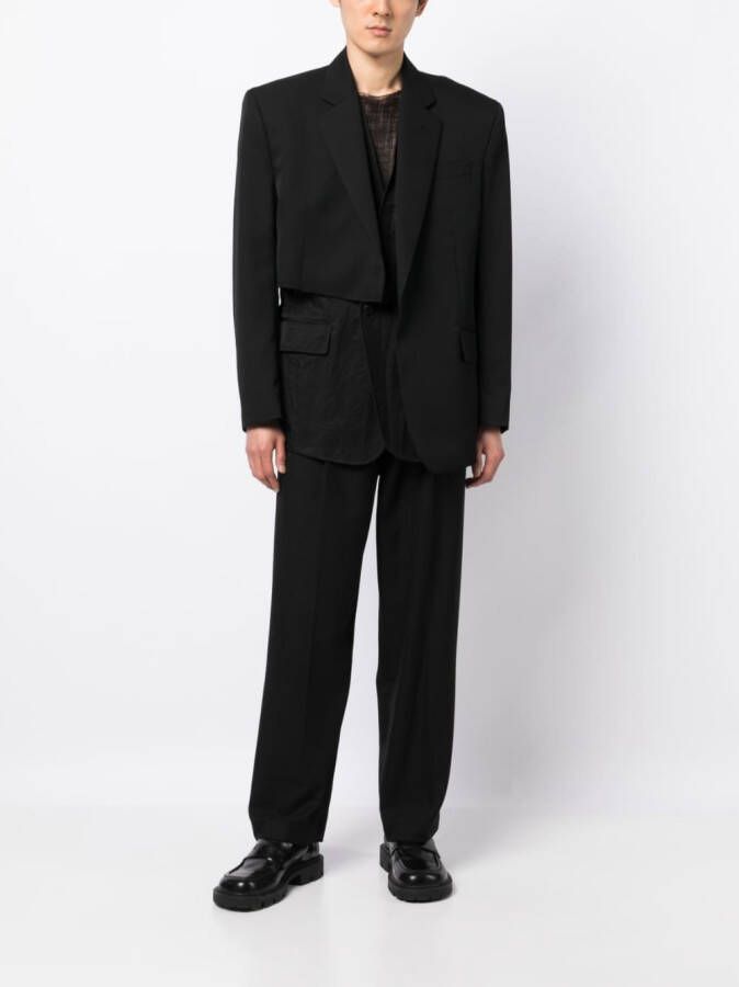 SONGZIO Asymmetrische blazer Zwart