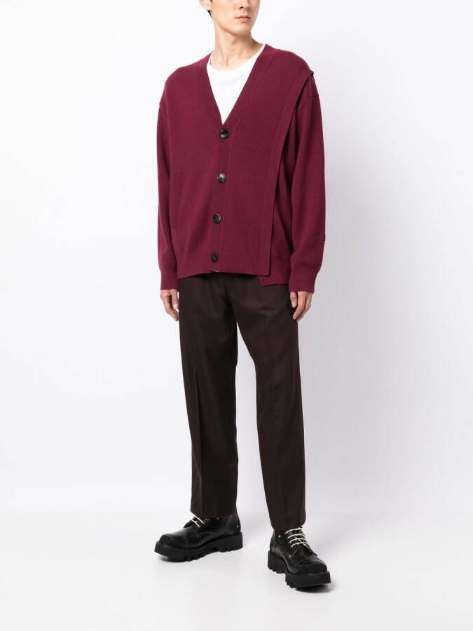 SONGZIO Asymmetrisch vest Rood