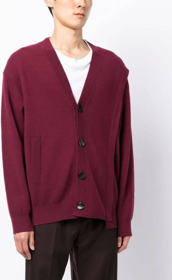SONGZIO Asymmetrisch vest Rood