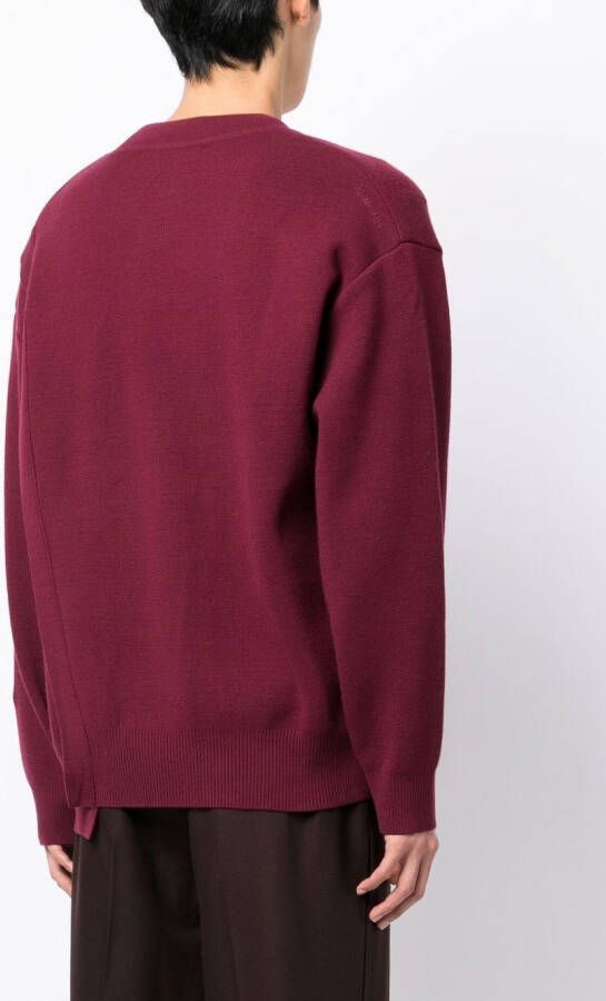SONGZIO Asymmetrisch vest Rood