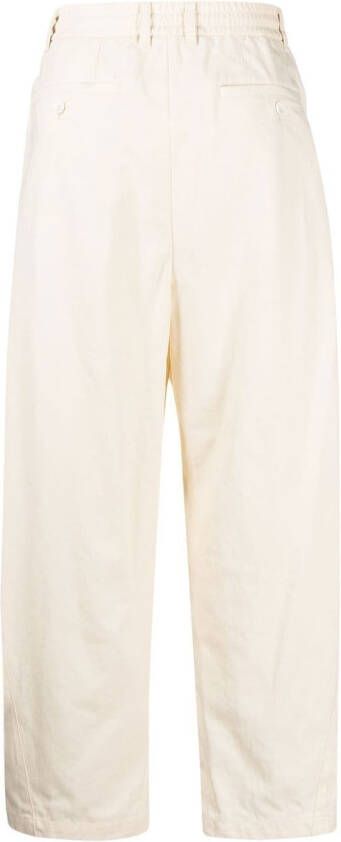 SONGZIO Broek met wijde pijpen Beige