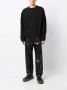 SONGZIO Cocoon pleat-detail sweatshirt Zwart - Thumbnail 2