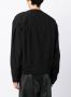SONGZIO Cocoon pleat-detail sweatshirt Zwart - Thumbnail 4