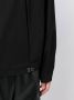 SONGZIO Cocoon pleat-detail sweatshirt Zwart - Thumbnail 5