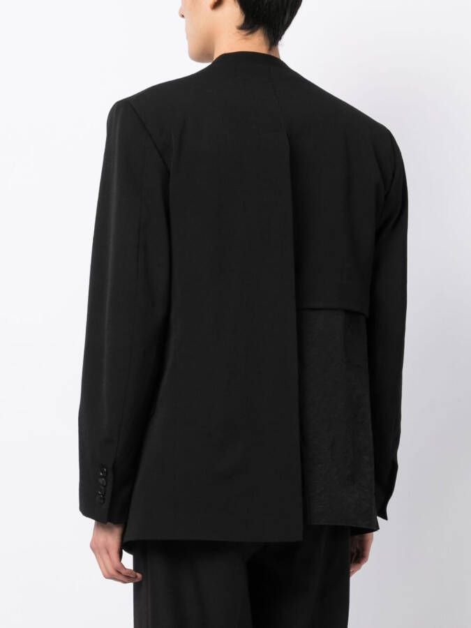 SONGZIO Kraagloze blazer Zwart