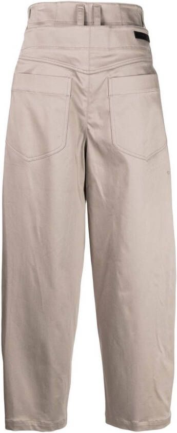 SONGZIO Pantalon met wijde pijpen Bruin
