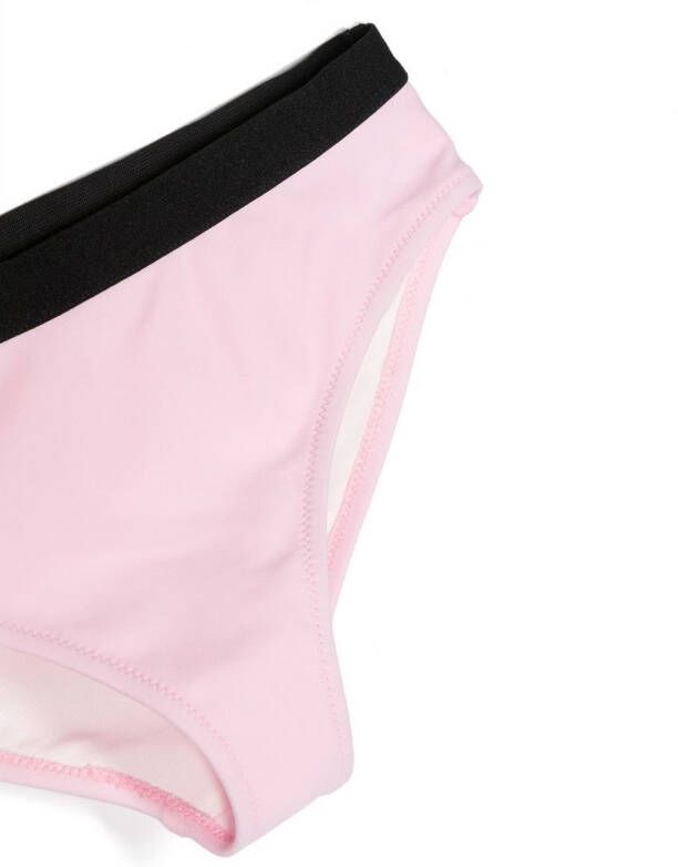 SONIA RYKIEL ENFANT Bikini met logoprint Roze