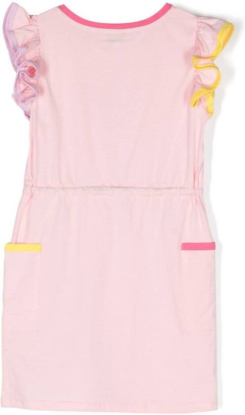 SONIA RYKIEL ENFANT Jurk met ruche mouwen Roze
