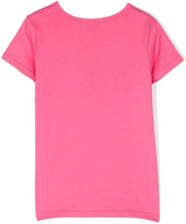 SONIA RYKIEL ENFANT T-shirt met logoprint Roze