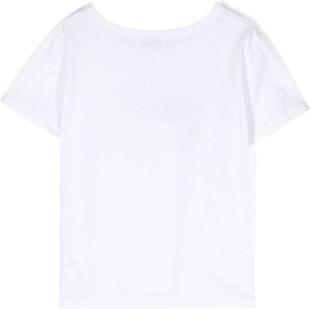 SONIA RYKIEL ENFANT T-shirt met logoprint Wit