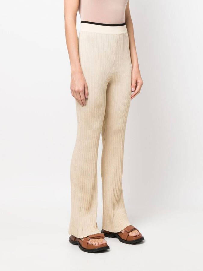 Sonia Rykiel High waist broek Beige