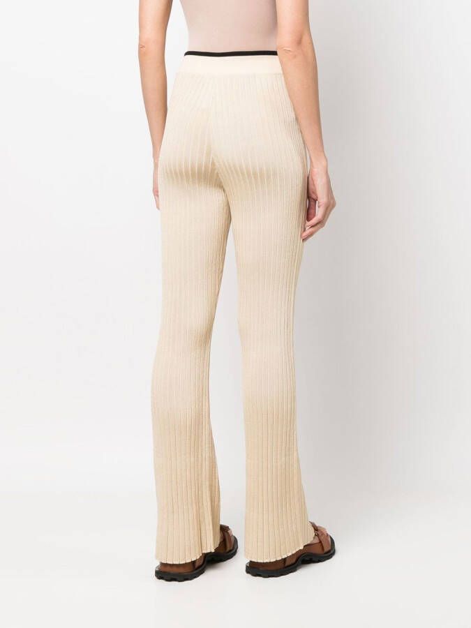 Sonia Rykiel High waist broek Beige