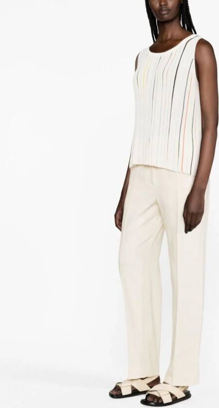 Sonia Rykiel Gestreepte tanktop Beige