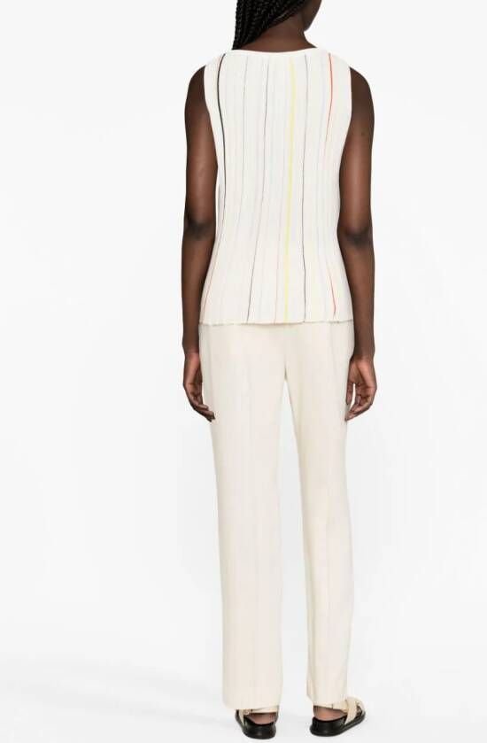 Sonia Rykiel Gestreepte tanktop Beige