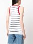 Sonia Rykiel Tanktop met geborduurd logo Wit - Thumbnail 4