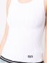 Sonia Rykiel Tanktop met geborduurd logo Wit - Thumbnail 5