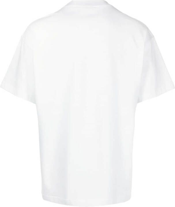 Soulland T-shirt met paisley-logo Wit