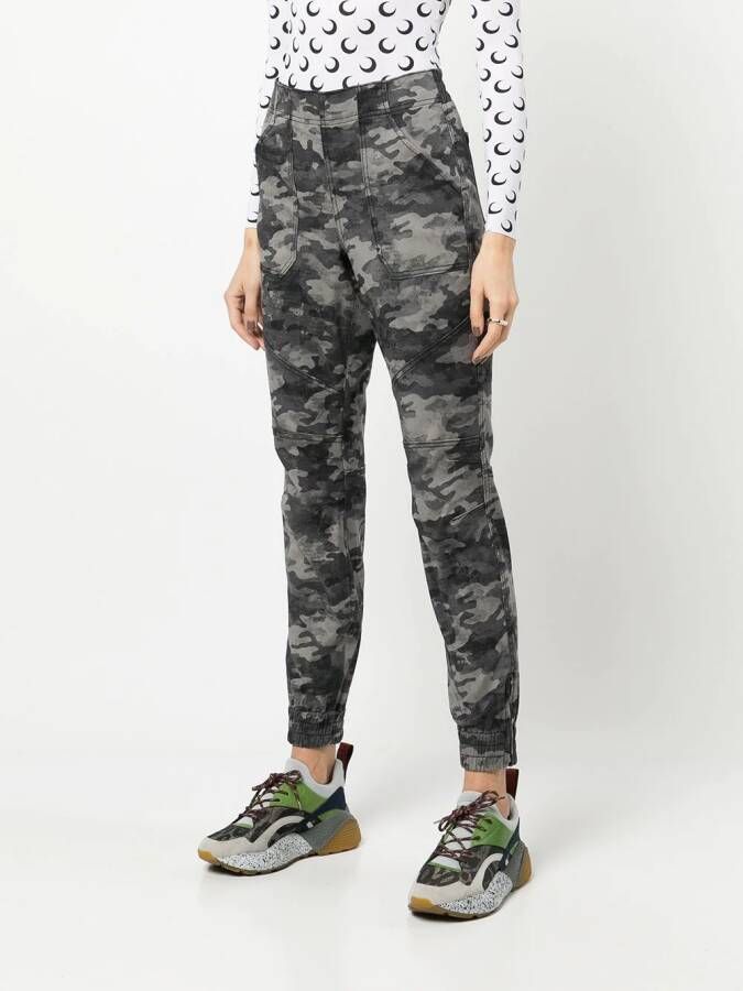 SPANX Jeans met camouflageprint Zwart