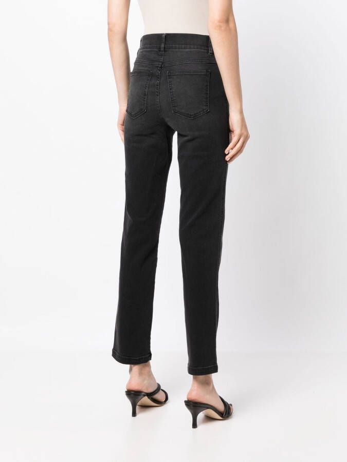 SPANX Slim-fit broek Zwart