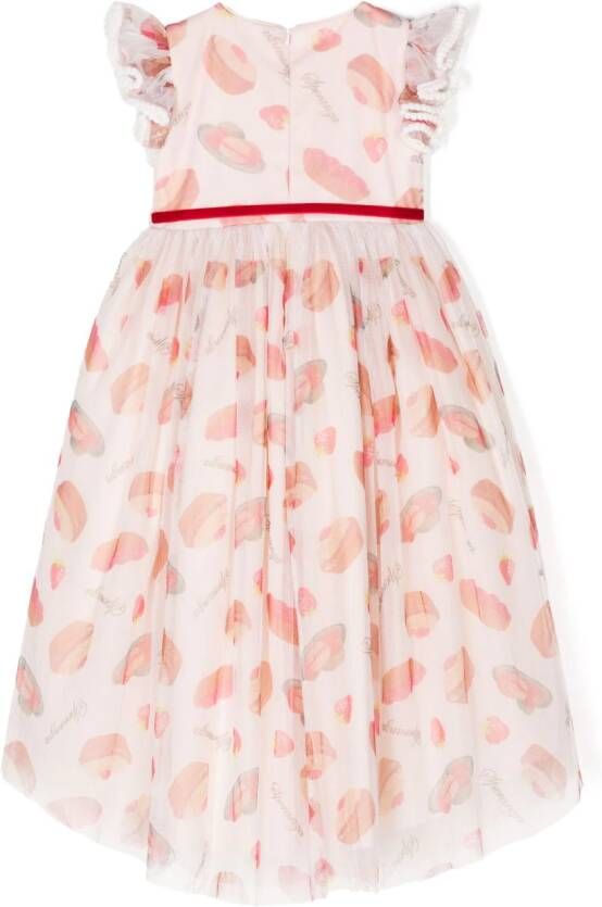 SPERANZA Jurk met grafische print Roze