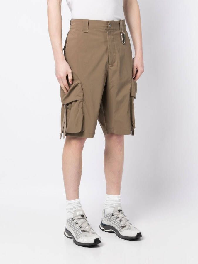 Spoonyard Shorts met cargo zakken Bruin