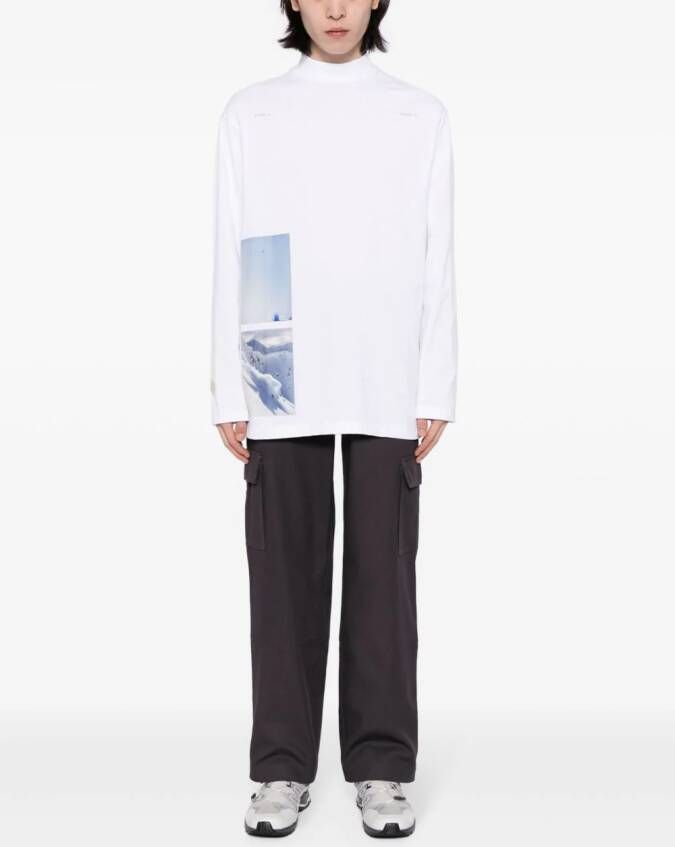 Spoonyard x Taro Tamai Alaska katoenen T-shirt Wit