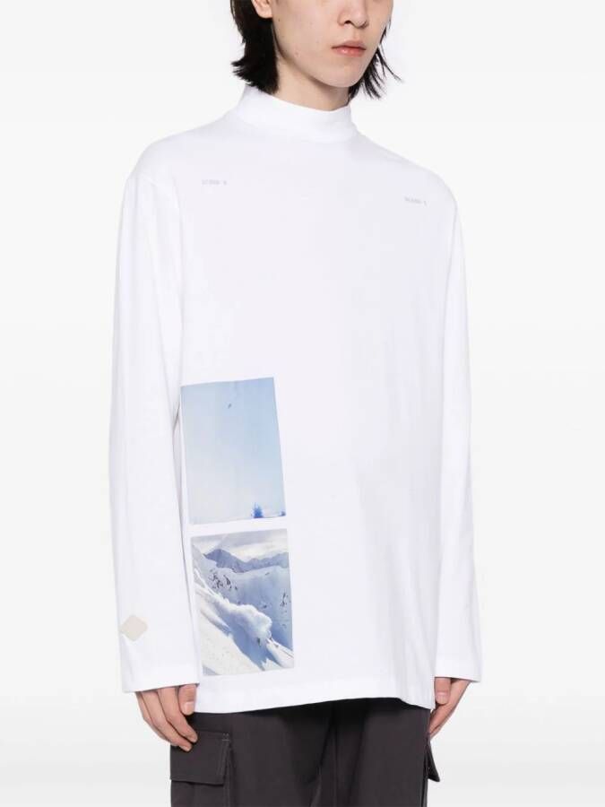 Spoonyard x Taro Tamai Alaska katoenen T-shirt Wit