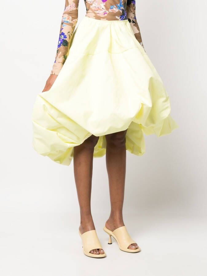 Sportmax Asymmetrische rok Geel