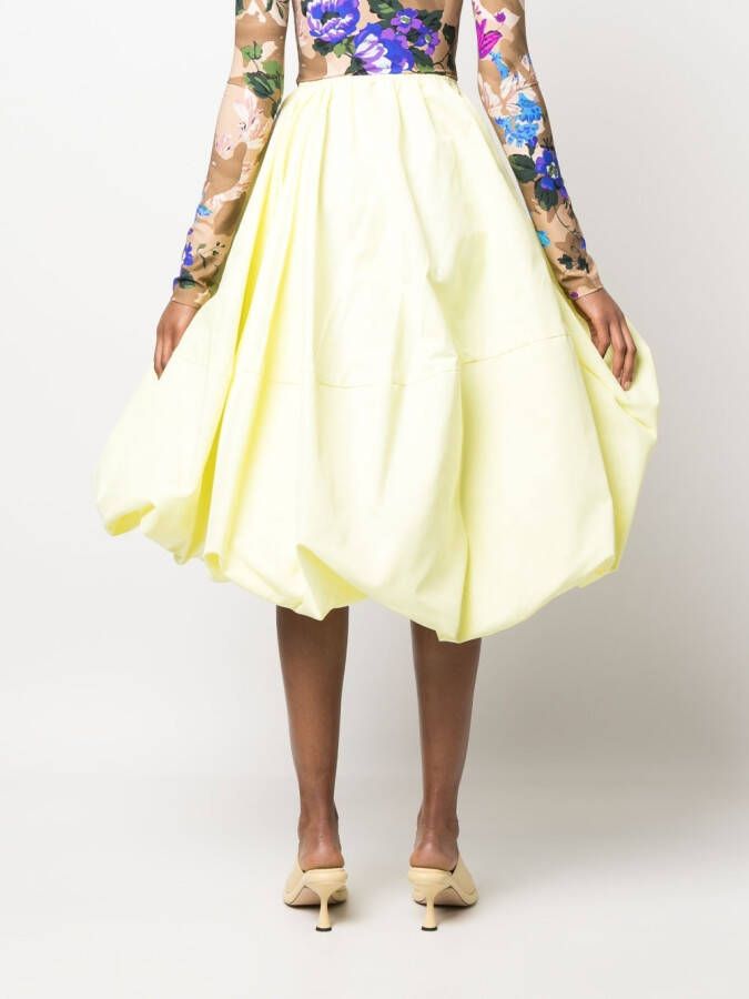 Sportmax Asymmetrische rok Geel
