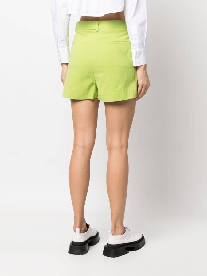 Sportmax High waist shorts Groen