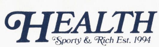Sporty & Rich 70s T-shirt met logoprint Wit