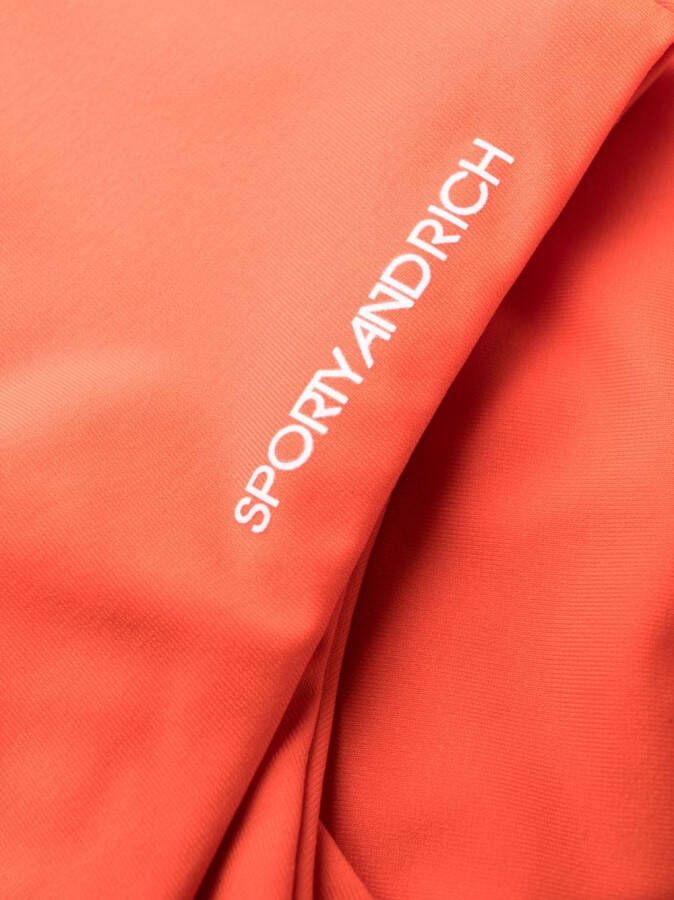 Sporty & Rich Bikinislip met logoprint Oranje
