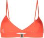 Sporty & Rich Bikinitop met logoprint Oranje - Thumbnail 2